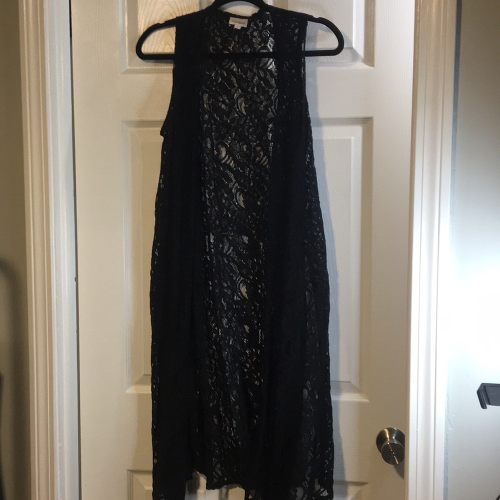 Black lace Lularoe joy